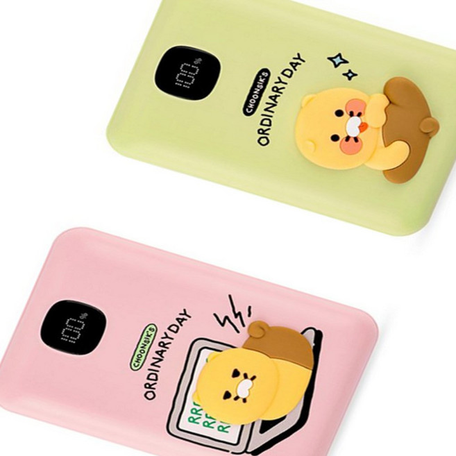 성심즈 춘식이 보조배터리 20000mAh, 핑크