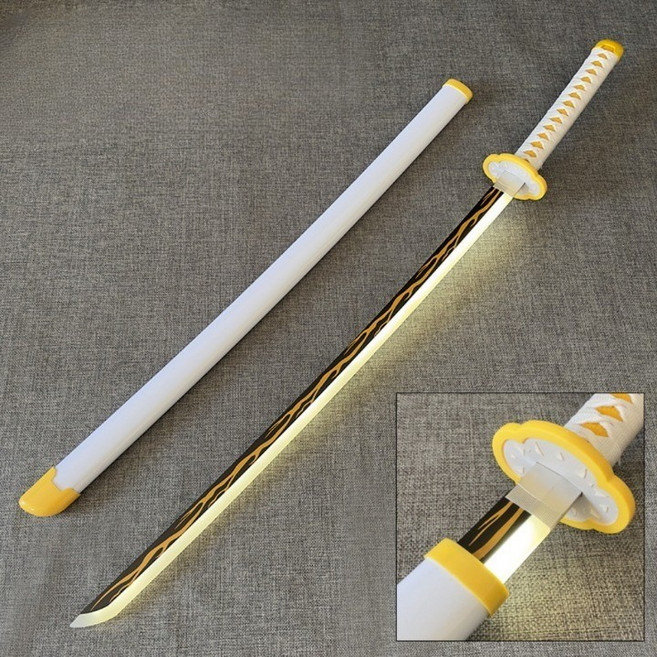 아가츠마 젠이츠 검 칼 일륜도 귀멸의칼날 발광 버전, 젠이츠 발광, 1개