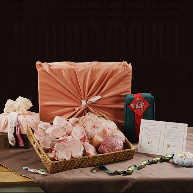 합천 황토한우 명품 몸보신 선물세트 5kg 국내산 한우 우족 사골 정육, 1세트