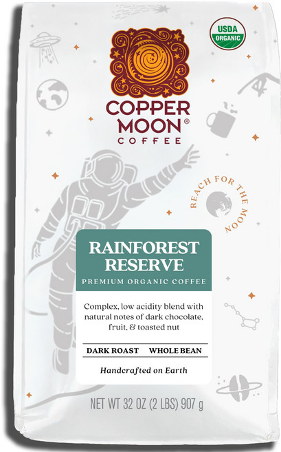 Copper MoON 온 다크 로스트 수마트라 블렌드 원두 커피 2파운드 142875, 2.27kg, 1개