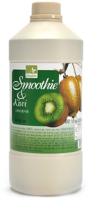 차그림 스무디앤 키위 시럽, 1.8kg, 1개