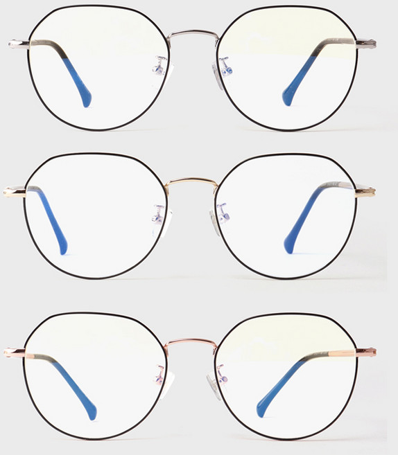 가벼운 국산 청광 블루라이트 차단 남자 여자 시력보호 안경