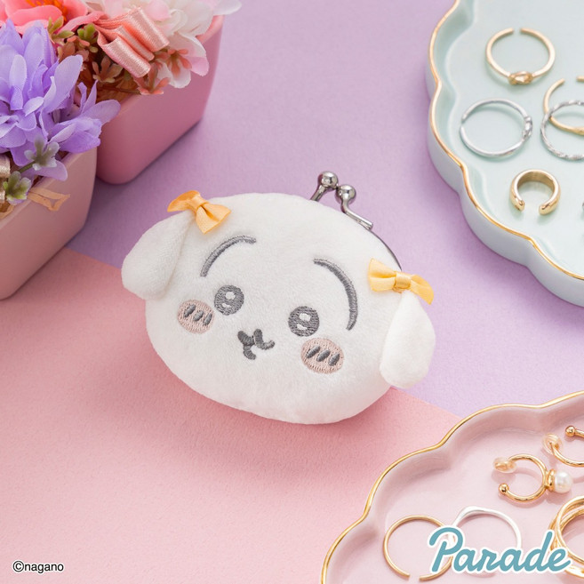 [정품] 치이카와 발레코어 리본 동전지갑 먼작귀 파우치