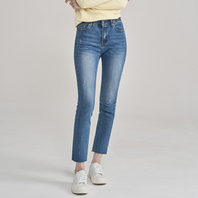 비버리힐즈폴로클럽 코튼 블루 스트레이트 데님 팬츠 WBP-103