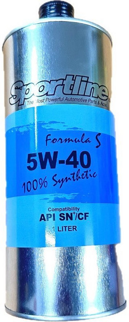 Sportline 司博耐 5W40 全合成機油 API SN/CF 1公升, 1個