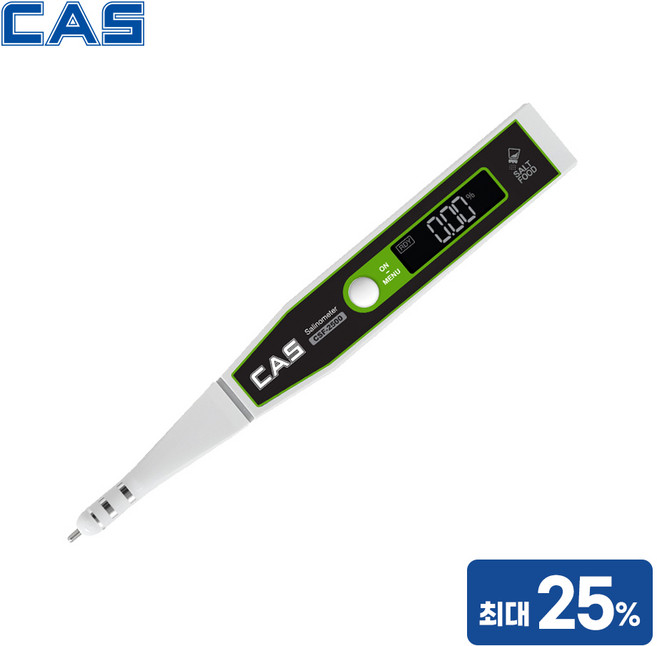 카스 염도계 CSF-2500 최대 25% 0.01%단위 염도측정기 csf2500, 1개, CSF-2500 (최대25%)