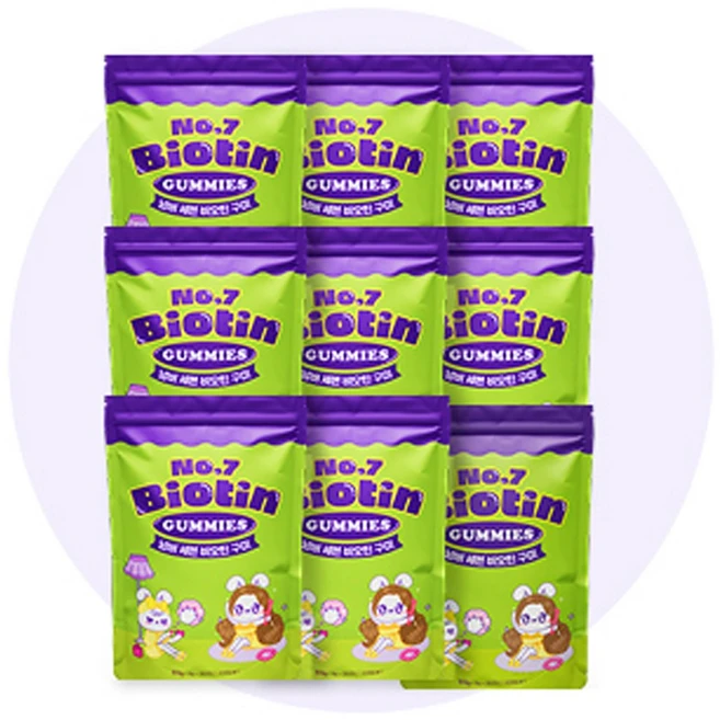 카낼웰라이프 넘버 세븐 비오틴 구미, 9개, 60g - 쿠팡