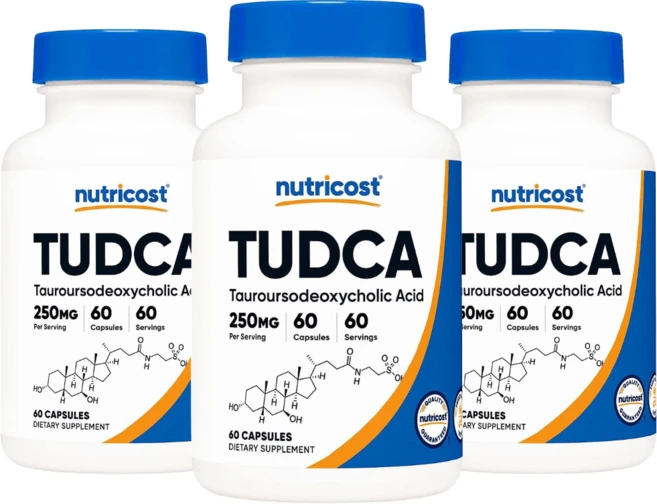 뉴트리코스트 투드카 Tudca 250mg 60캡슐 3개 타우로소데옥시콜산, 60정 - 쿠팡