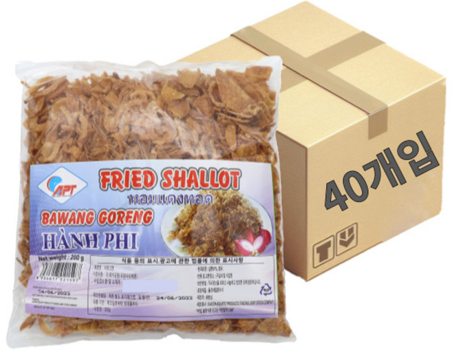 베트남 샬롯 튀김 바왕고랭 봉지형 200g 40개 1박스