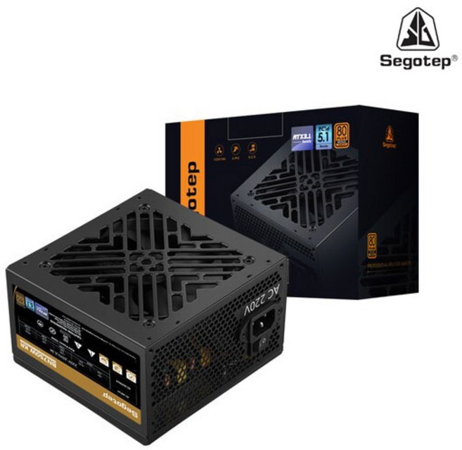 세고텝 Segotep BN750W KR 80PLUS브론즈 ATX 3.1 블랙 파워서플라이