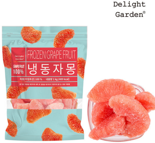 [딜라잇가든]냉동 자몽1kg, 1개, 1kg