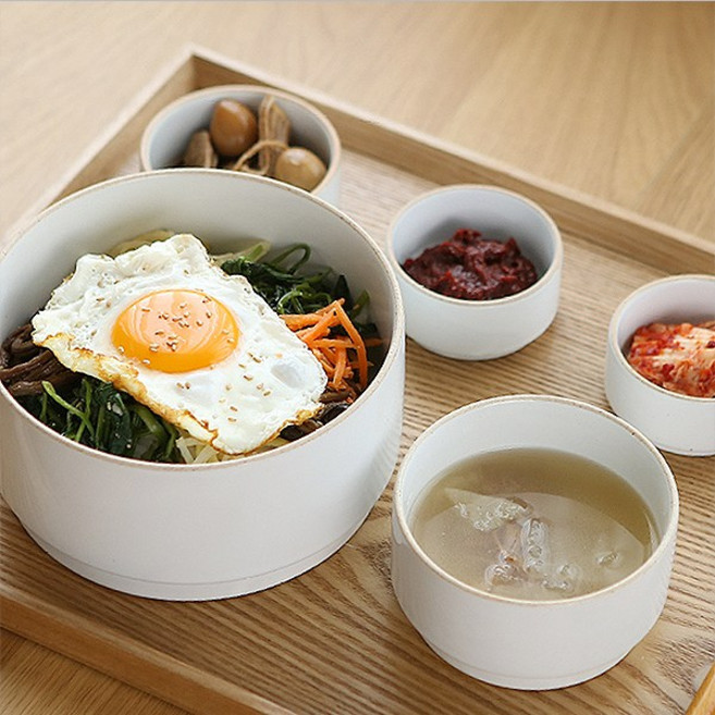 국산 공기 대접 밥그릇 밥공기 국그릇 탕기 도자기 사기 그릇, 1개