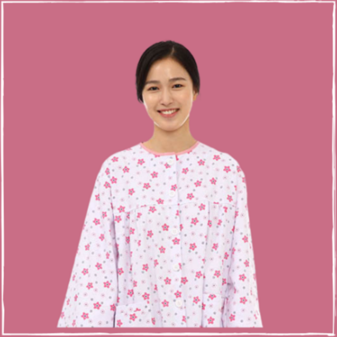 나염산모복(꽃무늬)