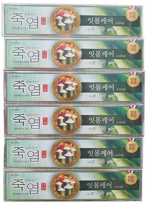 죽염 은강고 잇몸케어 치약 160g, 6개