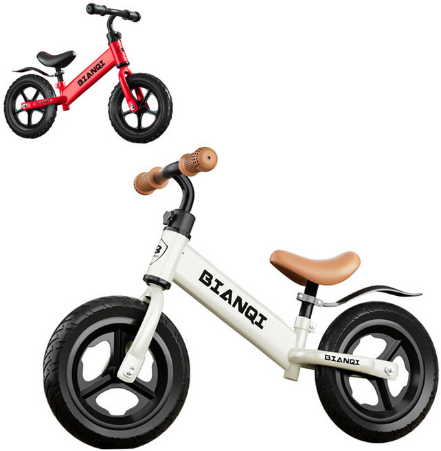 밸런스 자전거 발란스 페달없는 바이크 12인치 14인치, 1개, 84cm, 화이트(K14)