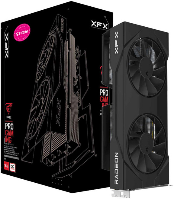 XFX 라데온 RX 9060 XT SWIFT DUAL OC D6 16GB