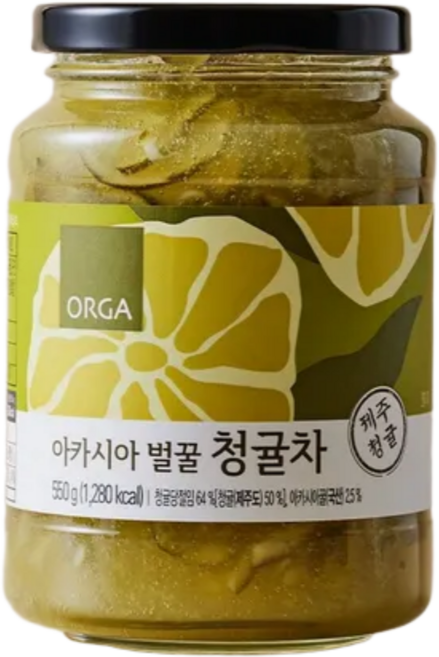 올가홀푸드 아카시아 벌꿀 청귤차, 550g, 1개입, 1개