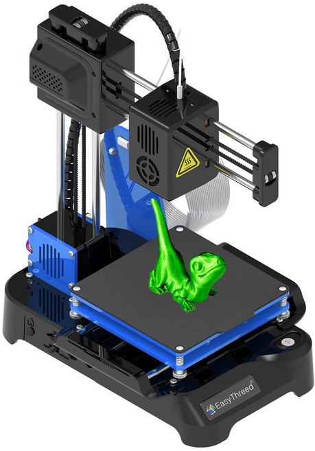 EASYTHREED K7 미니 3D 프린터 T 사용하기 PLA 선물 쉬운 FDM 보급형, US PLUG, bla