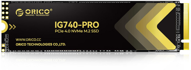 ORICO IG740PRO 2TB SSD - PCIe 4.0 M.2 NVMe 2280 7450MBs 6500MBs 3D TLC NAND 산업용 내장 읽기
