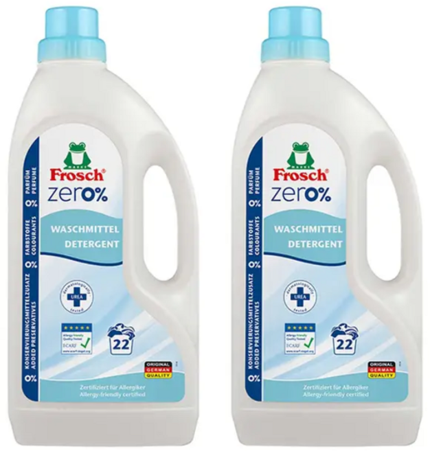 프로쉬 제로 액상 세탁세제 본품, 1.5L, 1개입, 2개