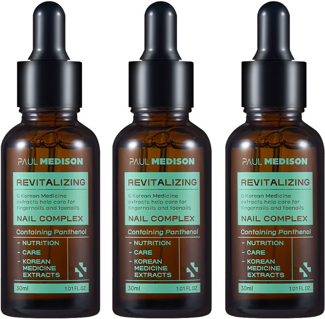 폴메디슨 리바이탈라이징 문제성 손발톱 케어 솔루션 네일 콤플렉스, 30ml, 3개