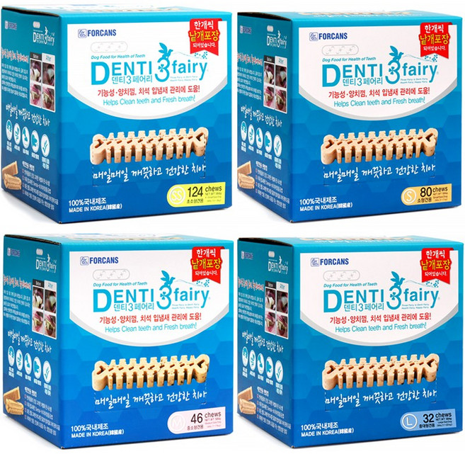 포켄스 덴티페어리 디스펜서 SS/S/M/L 584g 대용량덴탈껌 + 종근당 라비벳 유산균, 라비벳 장&관절 4포, 디스펜서 L 584g, 1개