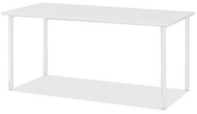 가구뱅크 갤럭시 회의용테이블 W1800 회의탁자 사무용 회의실, 화이트