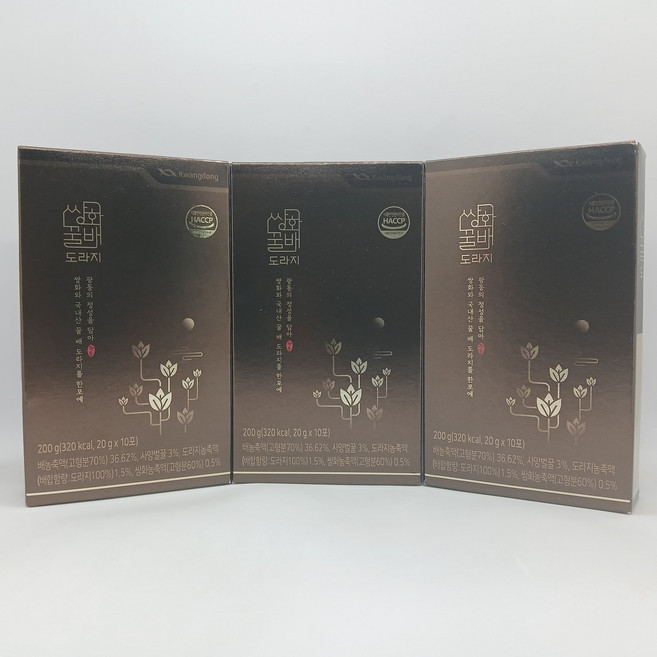 광동 쌍화꿀배도라지 10p, 200g