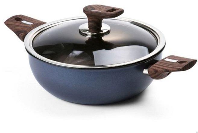 매직쉐프 인덕션 전골 냄비 조림 찌개 냄비 24cm 블루 jun+29600wk