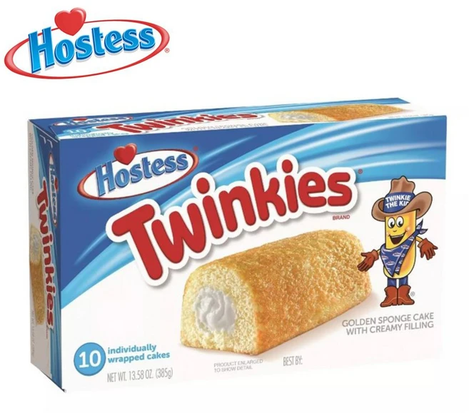 호스티스 트윙키 오리지날 & 초콜렛 케이크 10개입, 385g - 쿠팡