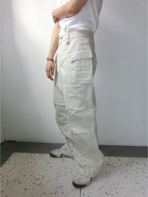 URBAN SEAM POCKET PANTS 어반 심 포켓 팬츠 와이드 카라비너 바지