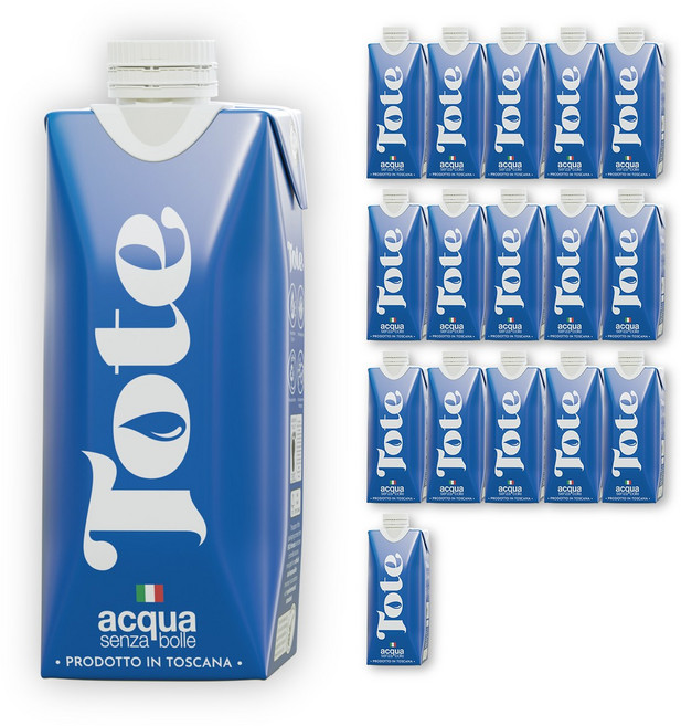 [백화점입점] Tote 수입생수 팩생수 종이팩 미니 생수, 24개, 500ml