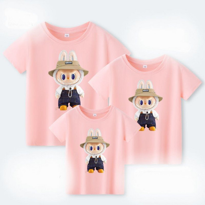 라부부가 있는 어린이용 티셔츠