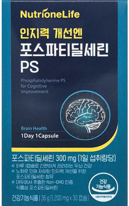 뉴트리원 인지력 개선엔 포스파티딜세린 PS, 1개, 30정