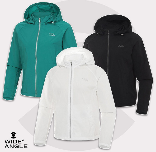 와이드앵글 여성 골프웨어 여자 바람막이 골프 점퍼 루즈핏 라이트 자켓 WWM24191