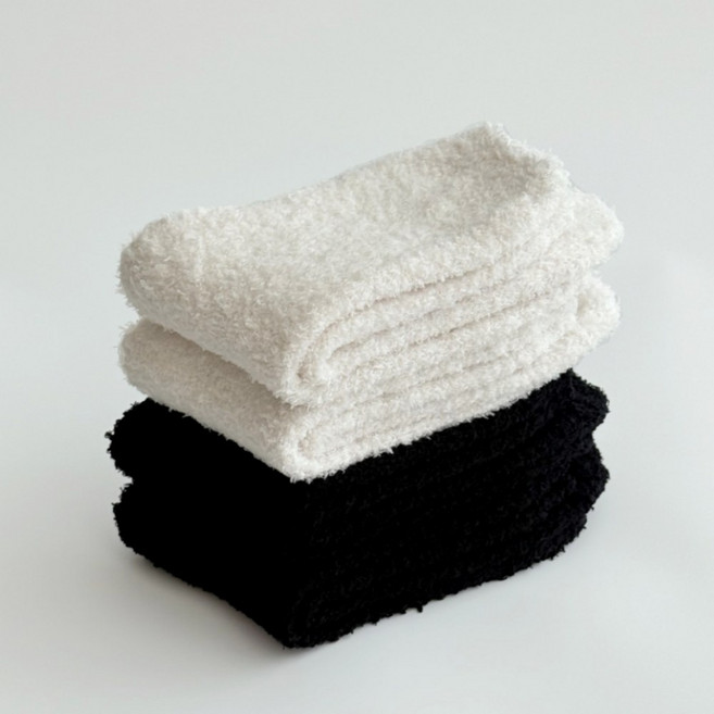 멜로디삭스 국산 수면양말 편하고 예쁜 롱 임산부 산모 긴 양털 보온 극세사 양말 m172