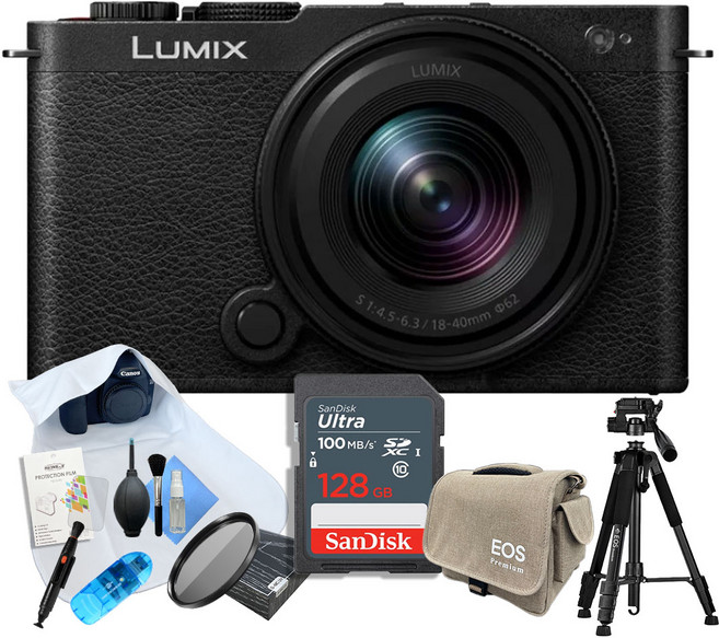[포토리뷰이벤트] 파나소닉 루믹스 DC-S9 제트 블랙 +S18-40mm F4.5-6.3 + 악세사리 9종 패키지(128GB 메모리 )