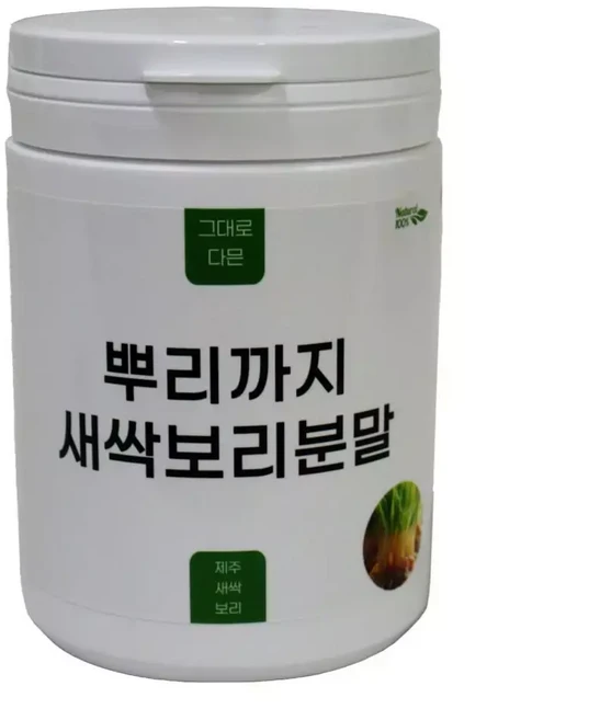 제주 뿌리까지새싹보리분말 모미호호 그대로다믄가루 까지, 300g, 1개, 제이야드
