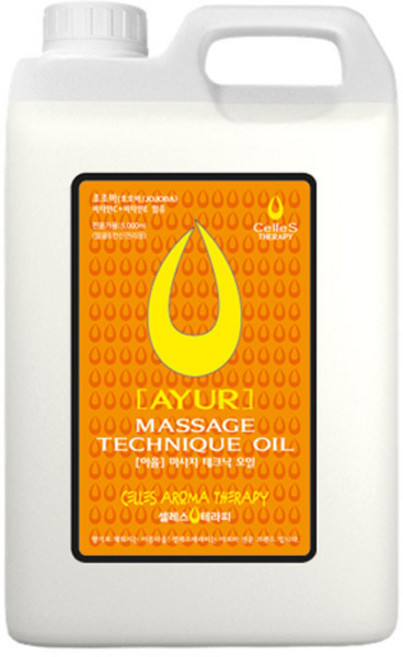 [아유라피] 아로마마사지오일 (조조바) 에스테틱전용 타이마사지 아로마테크닉, 5000ml, 1개