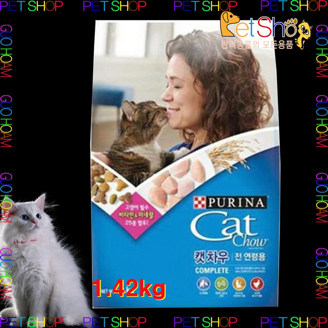퓨리나 캣차우 컴플리트 고양이 사료, 유리너리+스트레스, 1.42kg, 1개