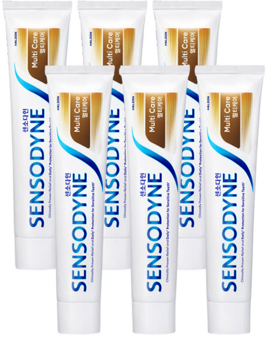 센소다인 멀티케어 민감성 치약 100g x6개, 6개
