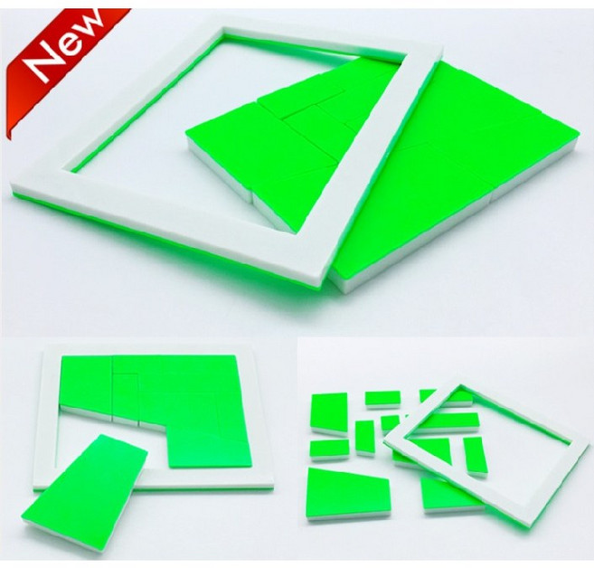 미스테리 퍼즐조각 마술도구 조각을 추가해도 완성되는 공간초월 퍼즐 신기한마술 퍼즐블럭 과학마술 교육마술 두뇌개발마술 퍼즐마술, 1세트