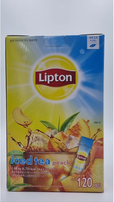 립톤 아이스티믹스 복숭아맛, 14g, 120개입, 1개 - 쿠팡