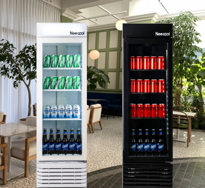 네오쿨 SK-200RF (B) 업소용 매장용 카페 식당 전용 음료 주류 냉장고 블랙컬러, SK-200RF(화이트)