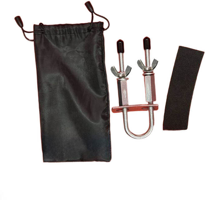 에코스윗 휴대용 도어락 바깥열림 잠금장치, 실버, 1개