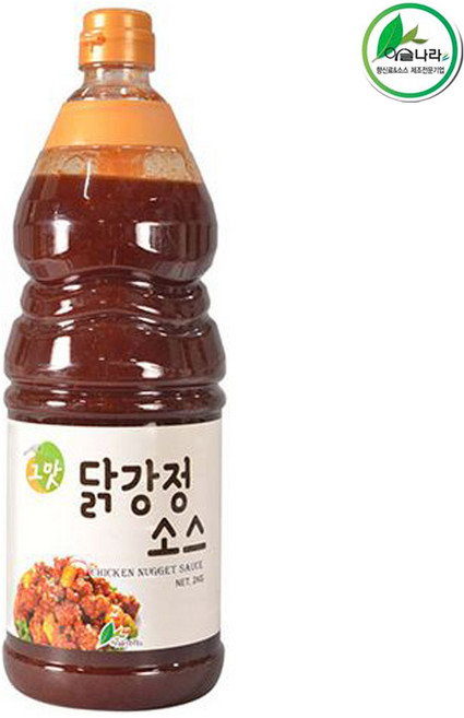 이슬나라 닭강정 소스 1박스, 2.1kg, 8개