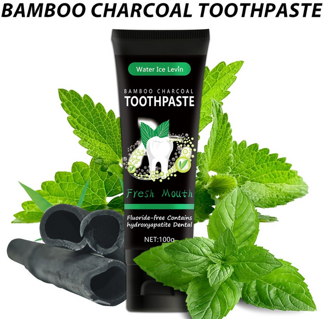 1+1 대나무 숯 치약 활성탄 호흡 민트 치약 100g, 2개, 100ml