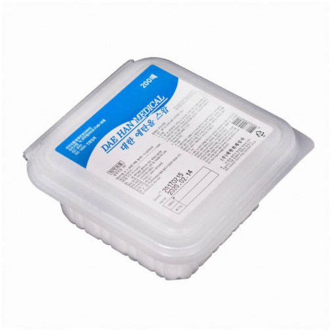 대한위재 에탄올스왑 알콜스왑 소독솜 알콜솜 200매입 10개