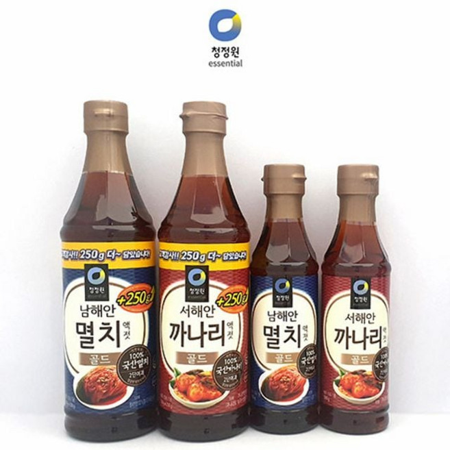 쿨샵 청정원 남해 멸치액젓 서해안 까나리액젓 김장_ 20267643EA