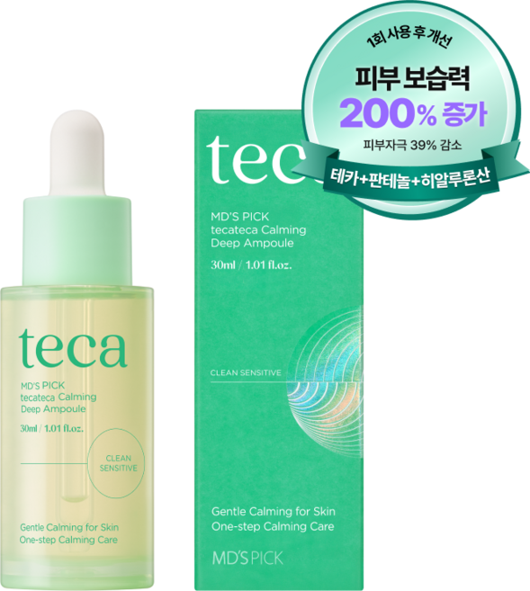 엠디스픽 테카테카 카밍 딥 장벽강화 시카 진정 앰플, 1개, 30ml